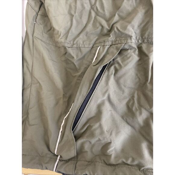 Mens New Balance Marines Green Jacket Full Zip Medium Nylon Reflective USA Made - Picture 6 of 13